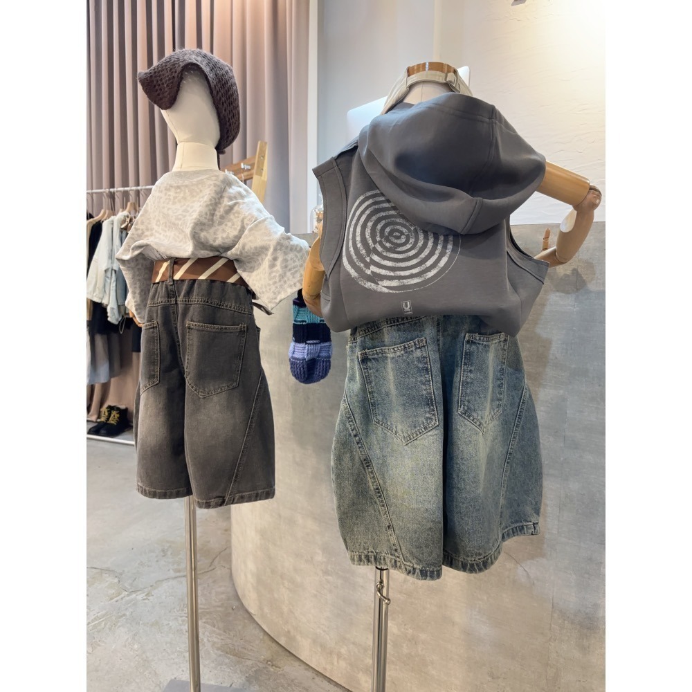 11056大男女孩彎刀五分褲-細節圖7