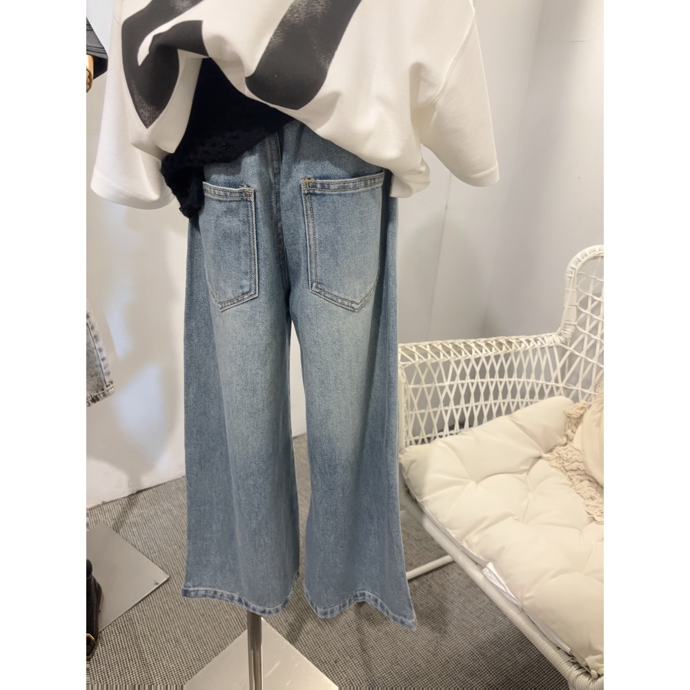 11040大女孩壓線寬褲-細節圖3