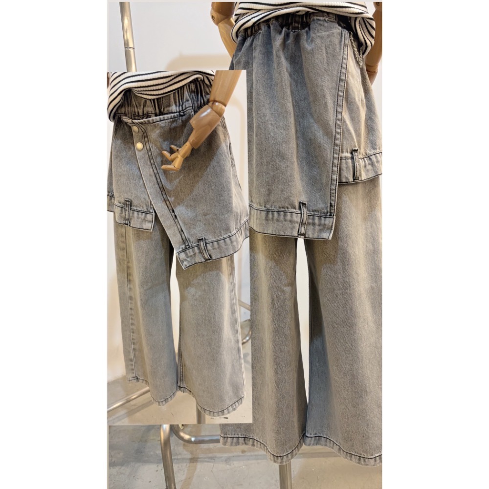 1102大女孩造型片裙褲-細節圖3