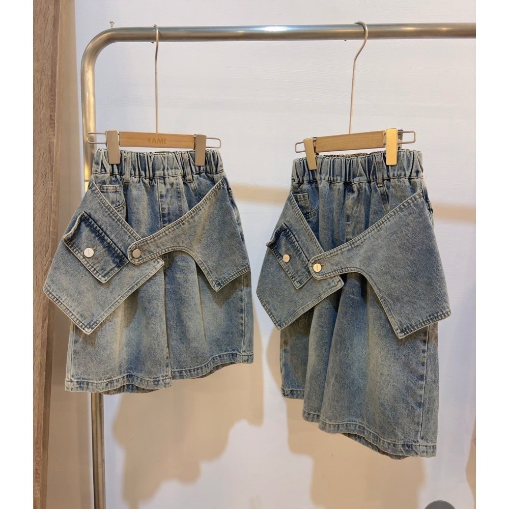 11059大女孩造型五分褲-細節圖6