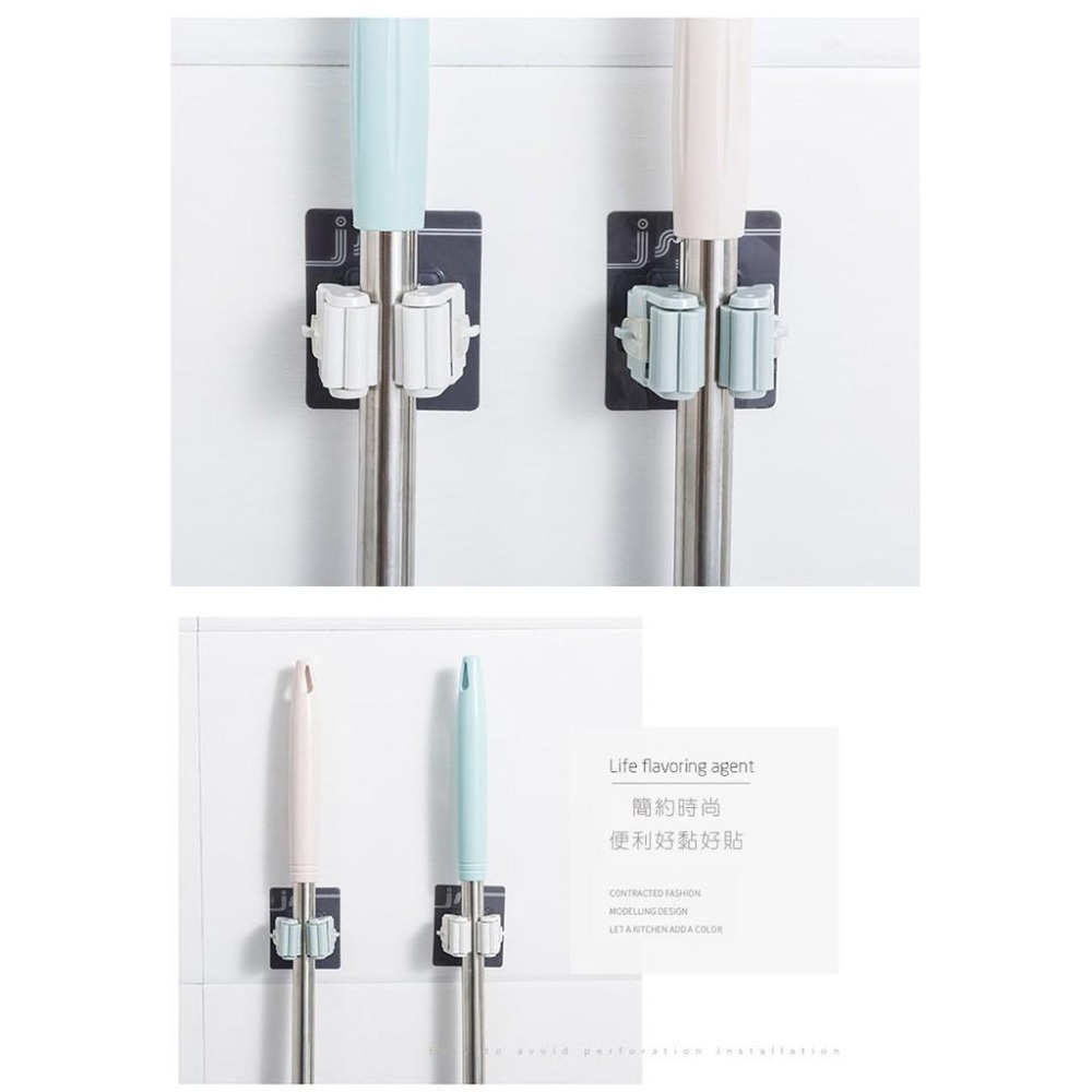 無痕貼拖把架 拖把掛鉤 掃把掛勾 浴室掛勾 馬桶刷掛勾 拖把掛勾 掃把架 掃具掛架 傘架 雨傘掛勾-細節圖4