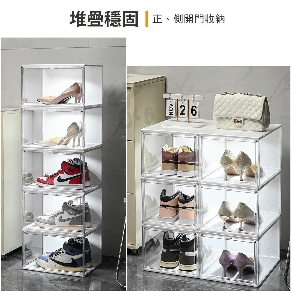 LED公仔展示盒【聲控亮燈】燈光展示櫃 帶燈公仔盒 盲盒燈光展示 展示櫃 化妝品收納盒 鞋盒 鞋架 包包展示盒-細節圖3