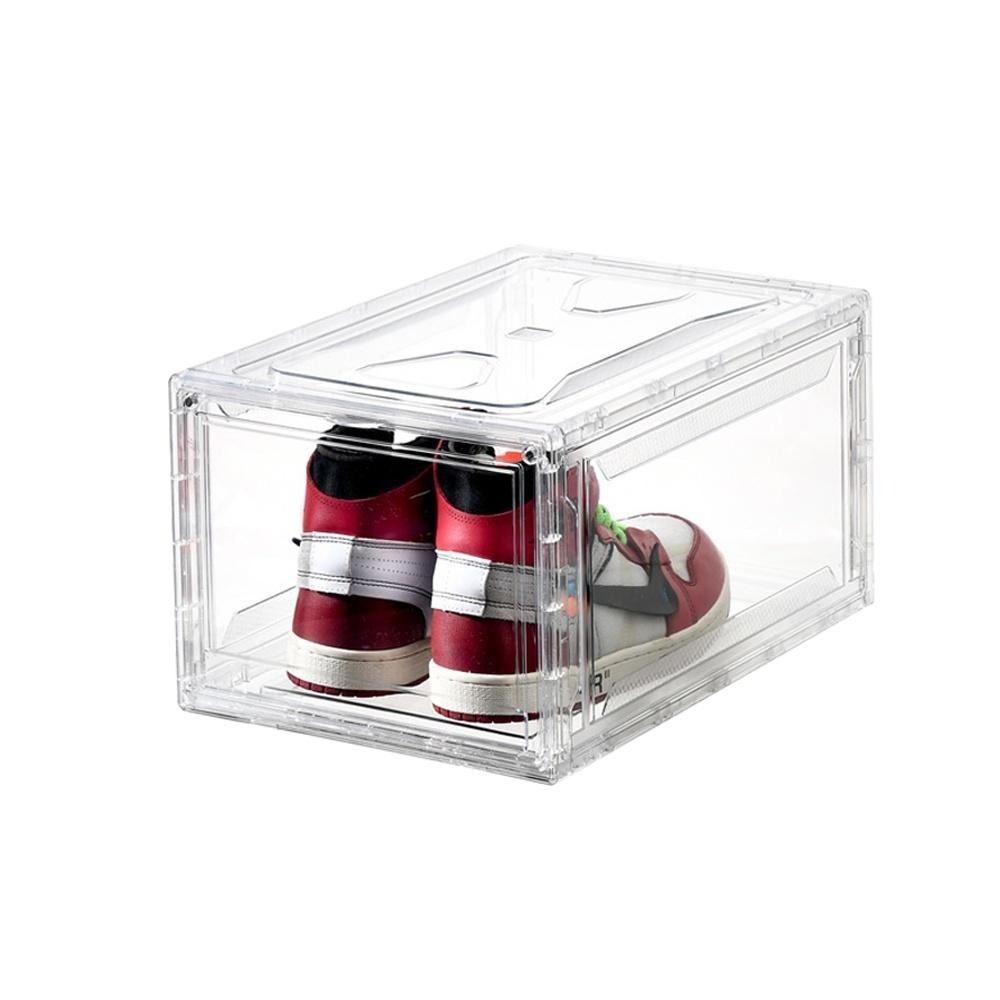 高硬度籃球專用DIY鞋盒【台灣出貨】收納盒 多功能收納箱 展示盒 鞋櫃 置物架 球鞋收納 加厚鞋盒 透明鞋盒-細節圖9