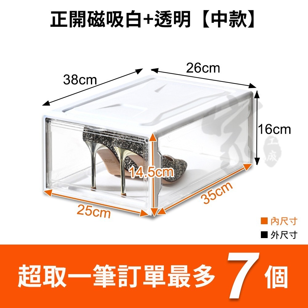 高硬度籃球專用DIY鞋盒【台灣出貨】收納盒 多功能收納箱 展示盒 鞋櫃 置物架 球鞋收納 加厚鞋盒 透明鞋盒-規格圖9