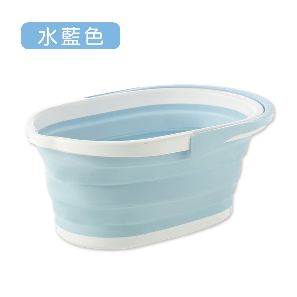 折疊水桶【台灣現貨】可折疊拖把桶 儲水 露營用品 洗臉桶 水桶 戶外水桶 壓縮水桶 露營水桶 提水桶 伸縮水桶 釣魚桶-規格圖9