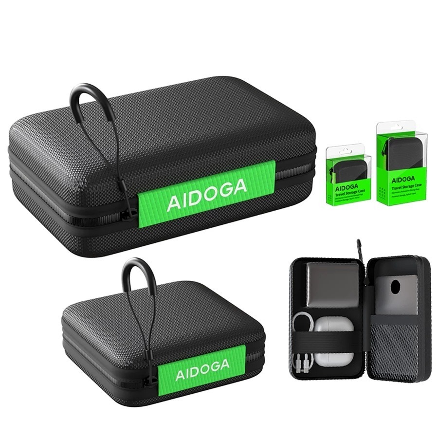 AIDOGA EVA硬殼收納 防摔緩衝包 可收納 行動電源/充電器/充電線/耳機 大/小可選 ToughBox系列-細節圖2