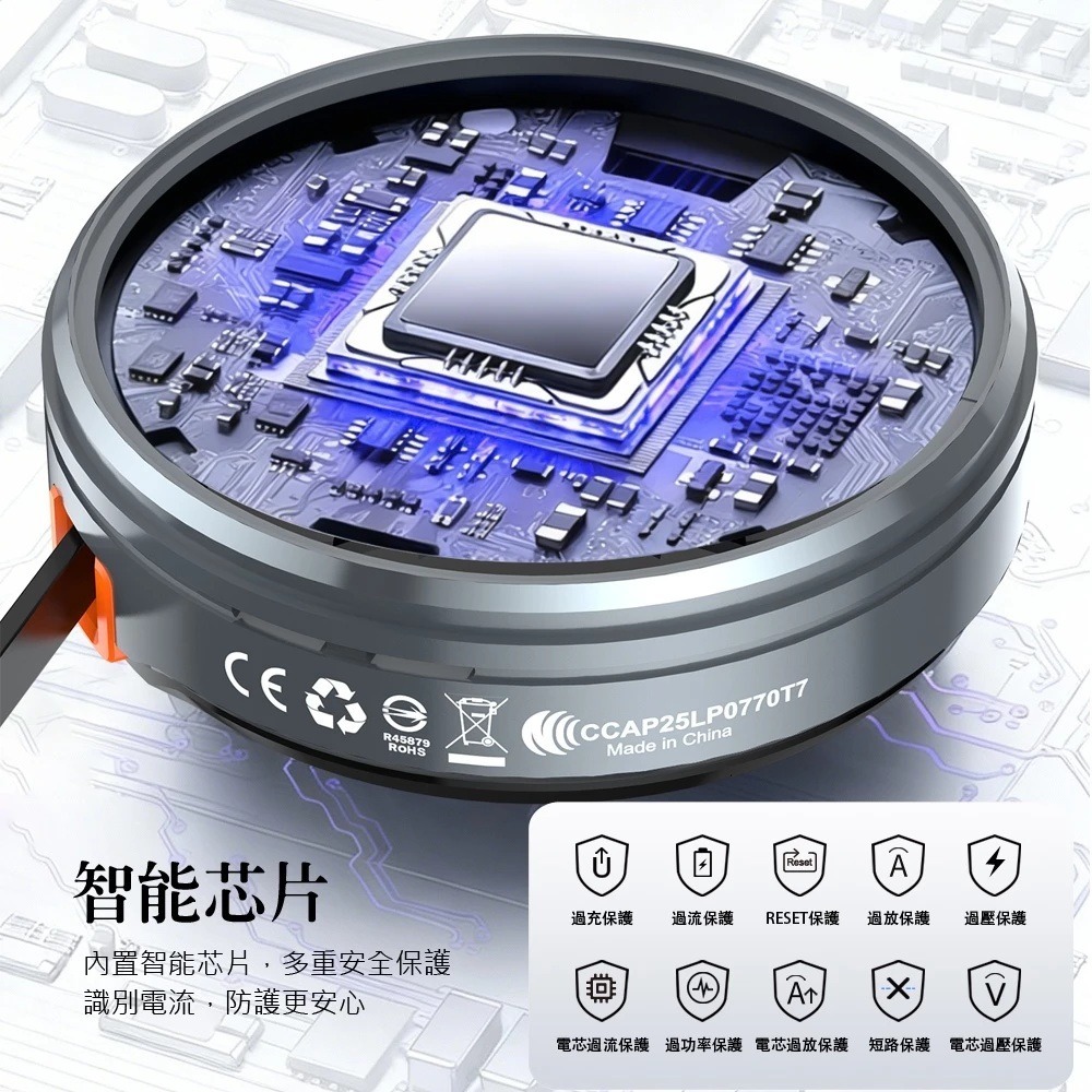 TOTU 旅行磁吸無線充電座支架 手機/手錶/耳機 Type-C伸縮線 LAMag系列 80cm MagSafe-細節圖9