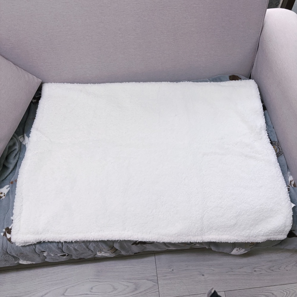 Kuku鴨藍色毛毯-細節圖4