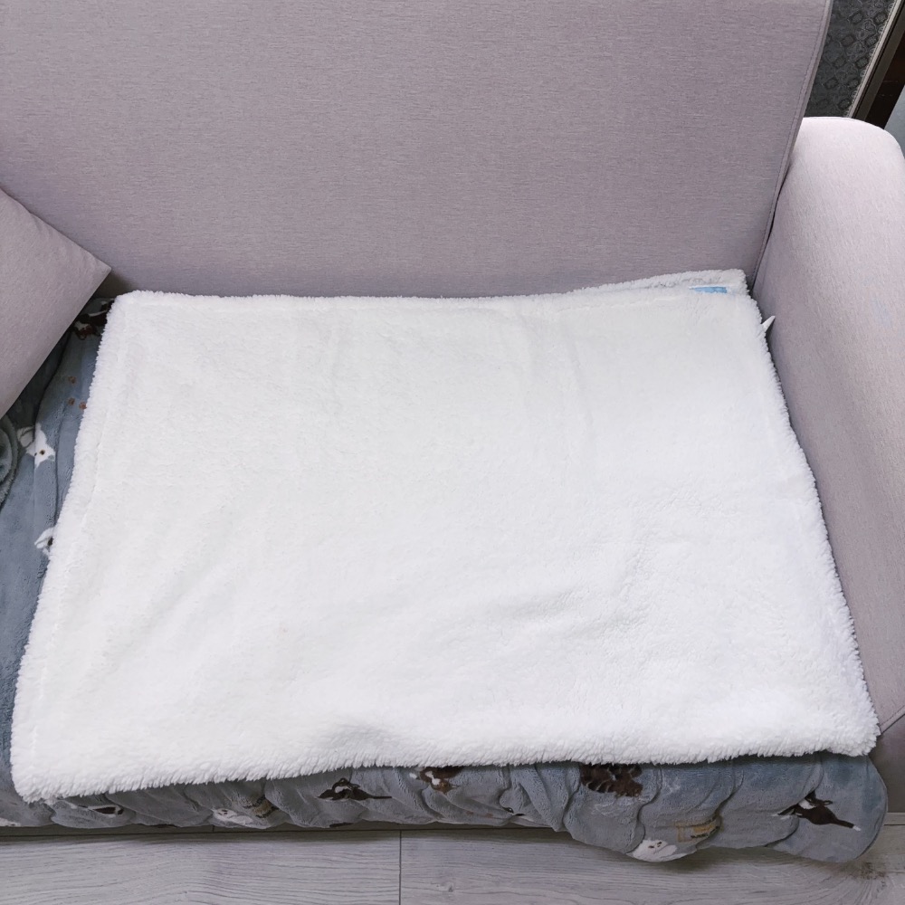 Kuku鴨藍色毛毯-細節圖5