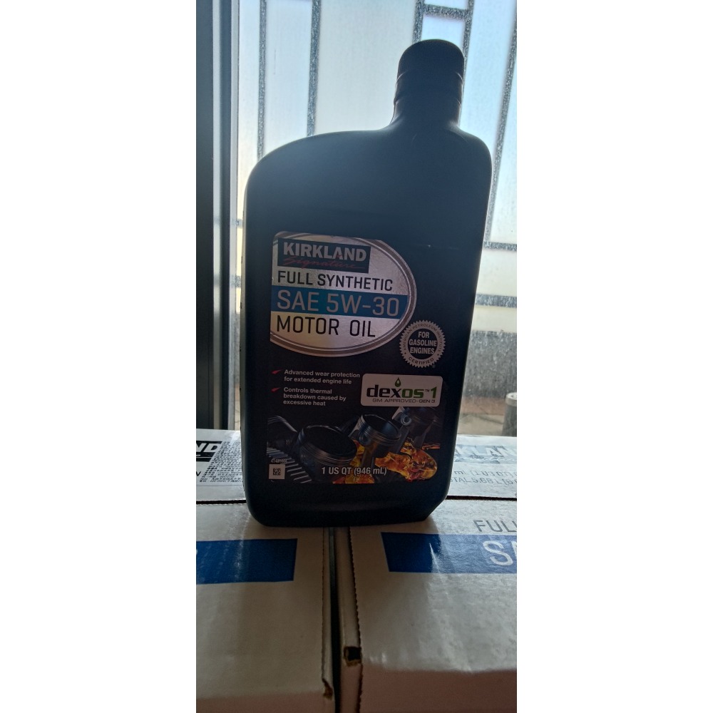 (現貨實拍) 好市多 KIRKLAND Signature 科克蘭全 合成機油 5W-30 汽車引擎機油 5w30-細節圖2