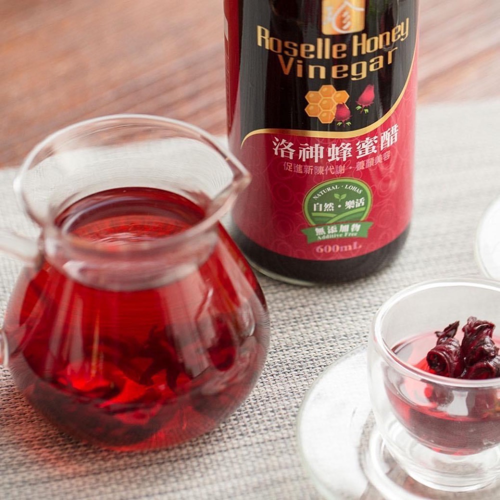 百家珍 洛神蜂蜜醋600ml【醋老闆】-細節圖3