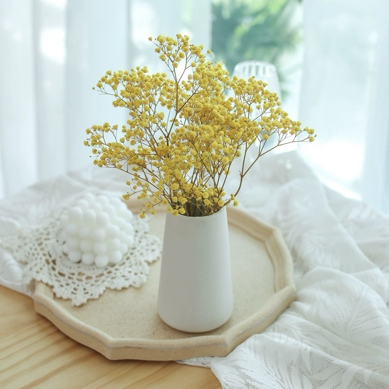 ❤︎台灣現貨❤︎天然乾燥花滿天星 永生花 送禮花束 畢業花束 生日禮物居家擺設「有感選物」-細節圖2