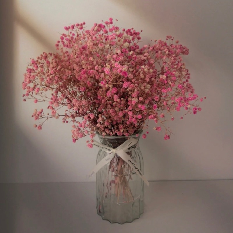 ❤︎台灣現貨❤︎天然乾燥花滿天星 永生花 送禮花束 畢業花束 生日禮物居家擺設「有感選物」-細節圖3