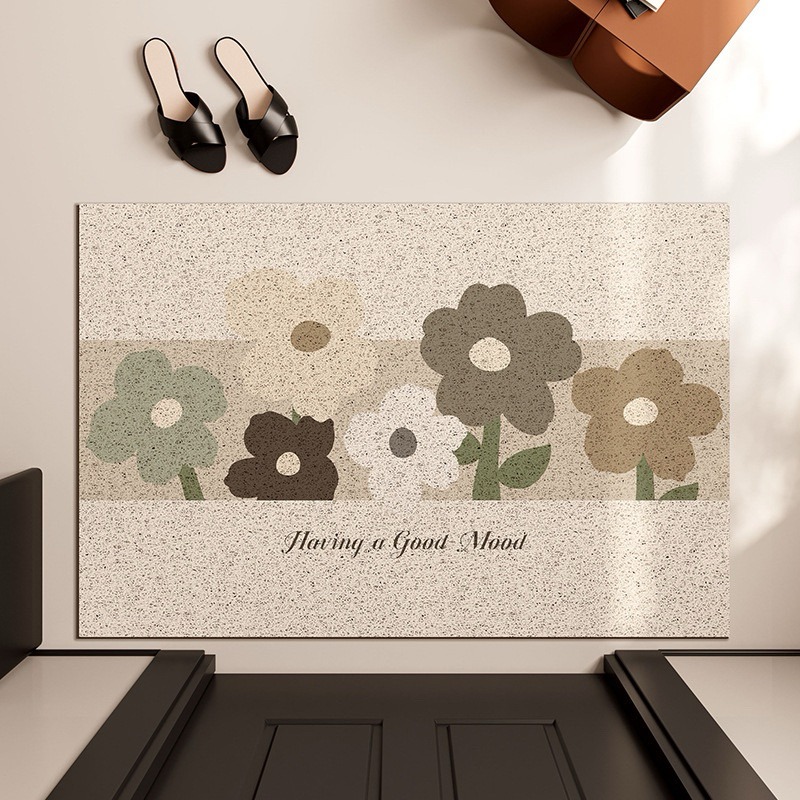 台灣現貨❤︎法式簡約大門玄關除塵地墊 入門地墊 絲圈地墊 腳踏墊 「有感選物」-細節圖5