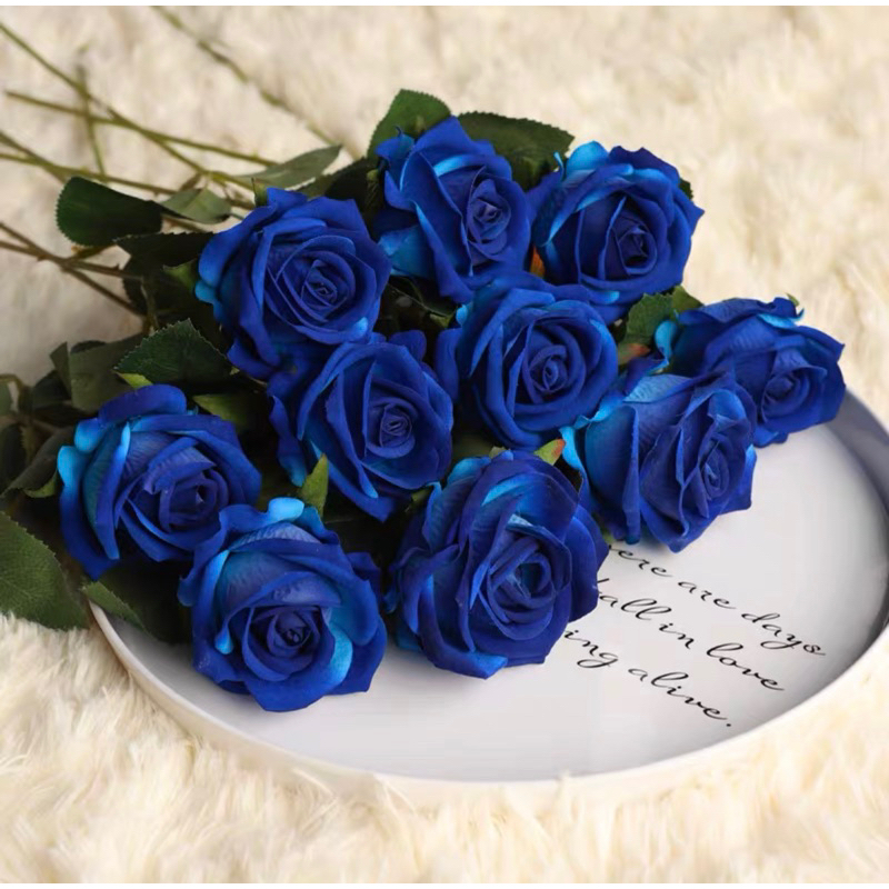 台灣現貨❤︎仿真玫瑰花擺設 拍照道具 居家擺設 假花 捧花仿真花 畢業花束 情人節花束「有感選物」-細節圖9