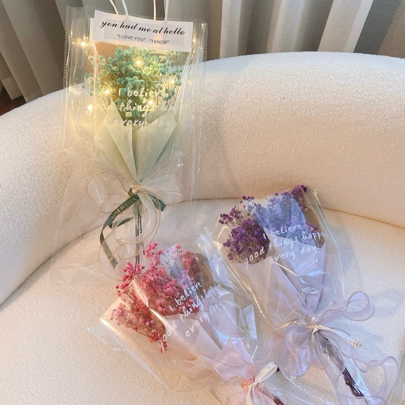 有感選物❤︎台灣現貨 天然乾燥花滿天星花束 送禮花束 畢業花束 母親節花束 生日禮物聖誕禮物-細節圖3