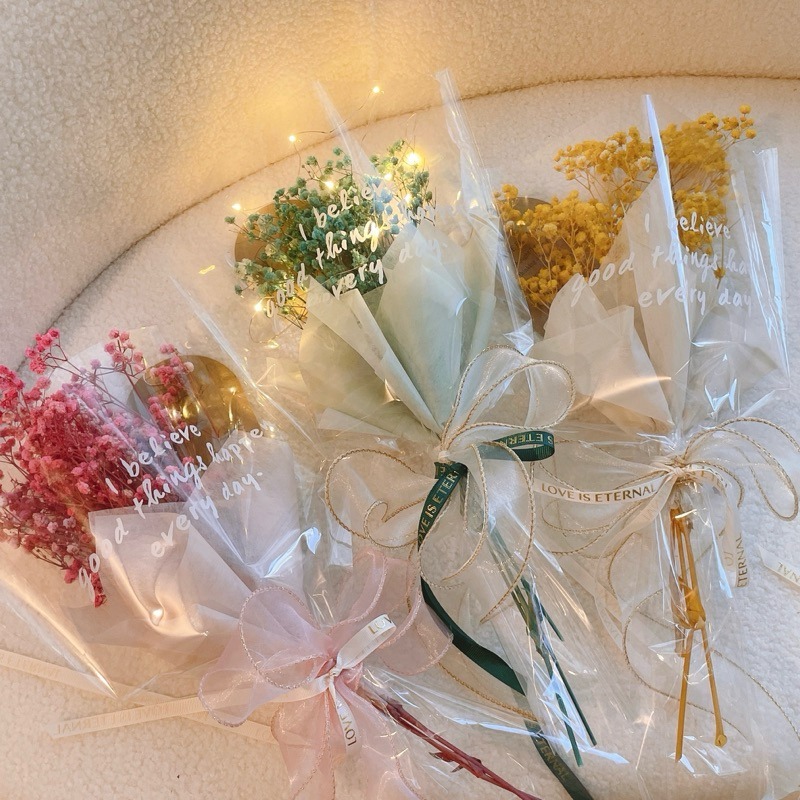 有感選物❤︎台灣現貨 天然乾燥花滿天星花束 送禮花束 畢業花束 母親節花束 生日禮物聖誕禮物-細節圖4