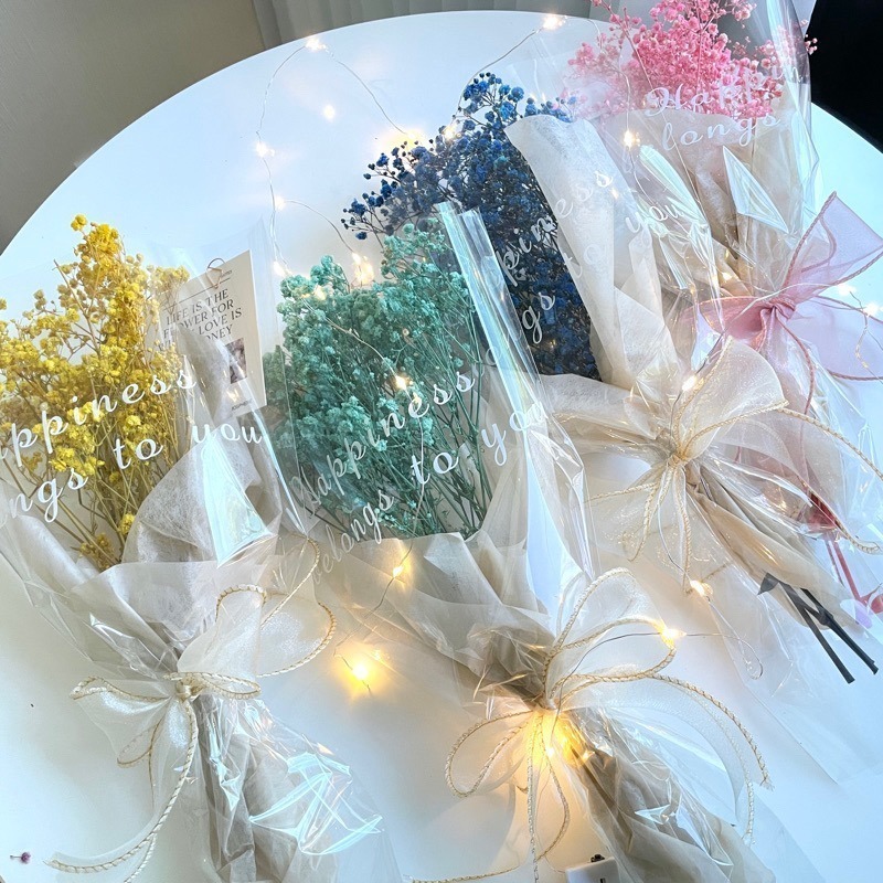 有感選物❤︎台灣現貨 天然乾燥花滿天星花束 送禮花束 畢業花束 母親節花束 生日禮物聖誕禮物-細節圖6