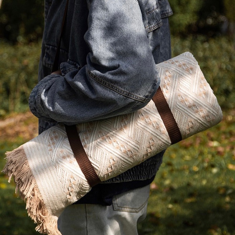 有感選物❤︎台灣現貨 質感防水野餐墊 海灘墊 露營墊 沙灘墊 桌巾-細節圖7