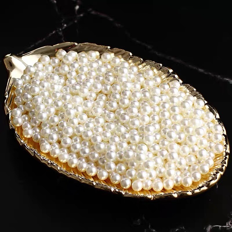 台灣現貨❤︎仿真無孔珍珠 珍珠填充物 禮物包裝 拍照道具 裝飾道具 假珍珠「有感選物」-細節圖2