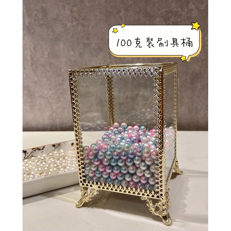 台灣現貨❤︎仿真無孔珍珠 珍珠填充物 禮物包裝 拍照道具 裝飾道具 假珍珠「有感選物」-細節圖4