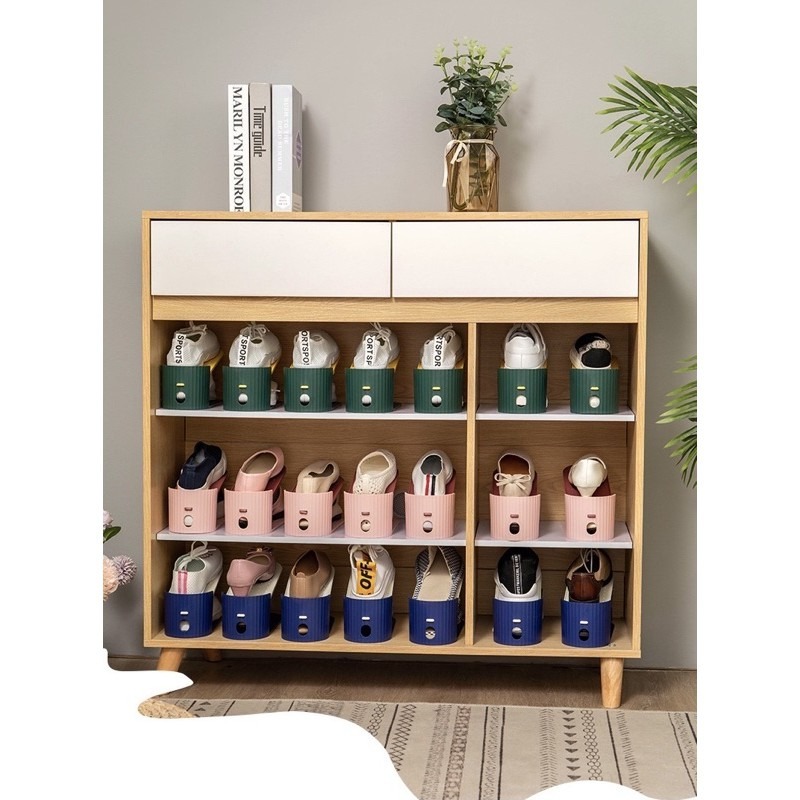 台灣現貨❤︎鞋櫃可調節鞋子收納神器 雙層鞋架 可調節鞋架 置物架 「有感選物」-細節圖3