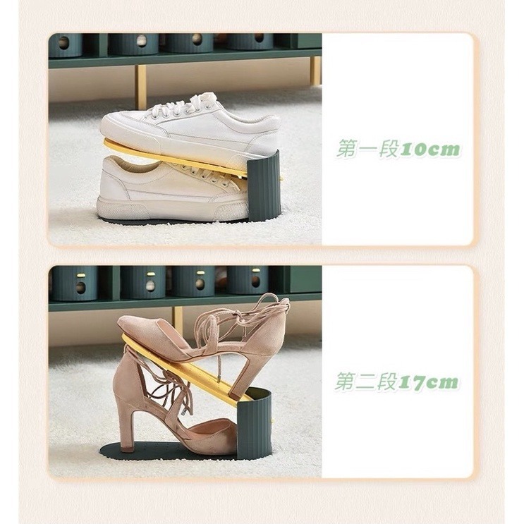 台灣現貨❤︎鞋櫃可調節鞋子收納神器 雙層鞋架 可調節鞋架 置物架 「有感選物」-細節圖4