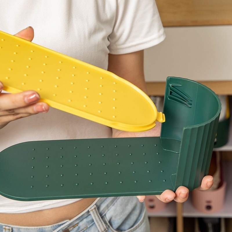 台灣現貨❤︎鞋櫃可調節鞋子收納神器 雙層鞋架 可調節鞋架 置物架 「有感選物」-細節圖5