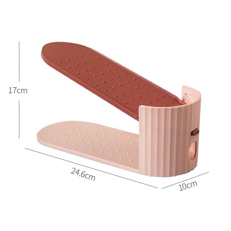 台灣現貨❤︎鞋櫃可調節鞋子收納神器 雙層鞋架 可調節鞋架 置物架 「有感選物」-細節圖9