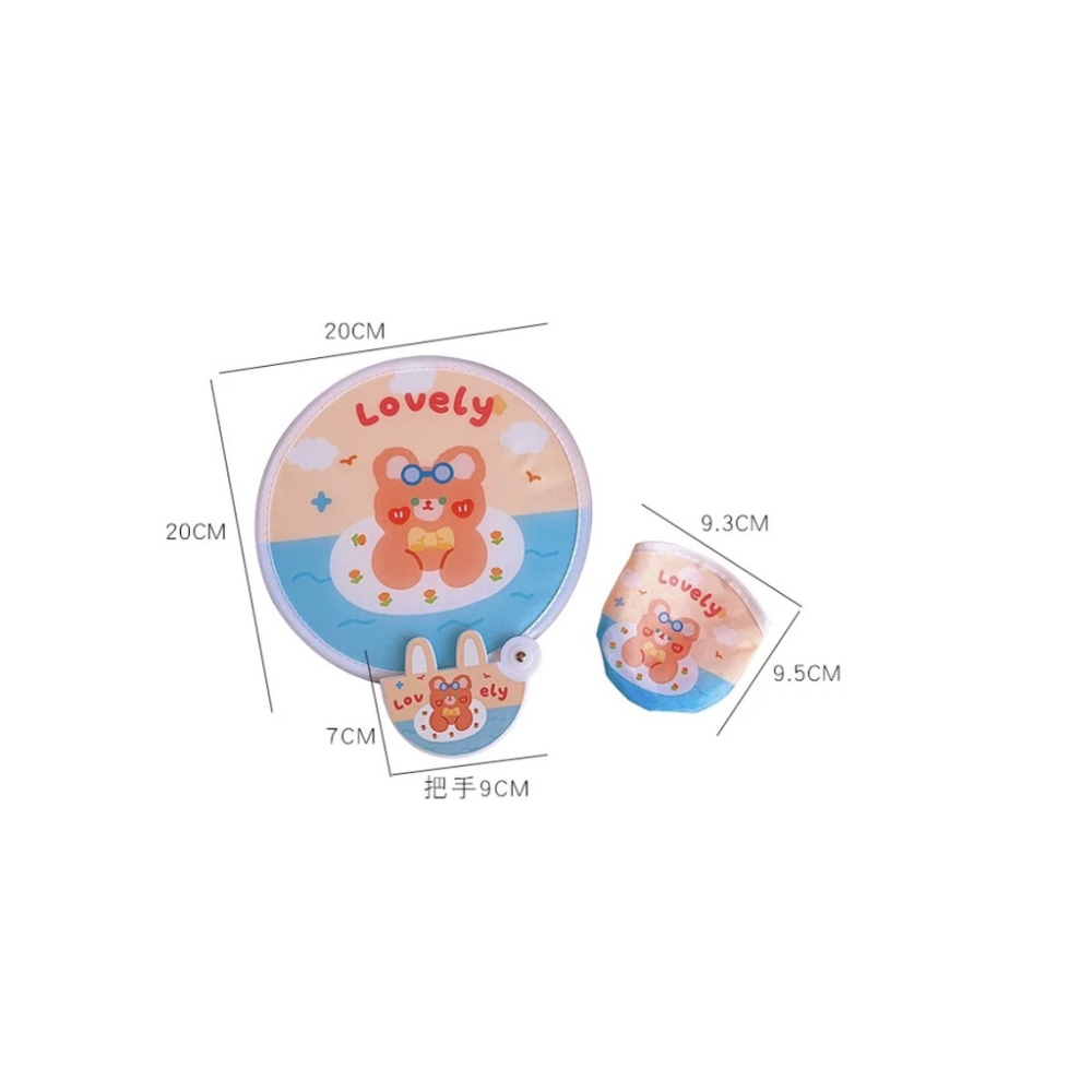 台灣現貨 可愛迷你摺疊扇 扇子 隨身小扇子 學生禮物幼稚園禮物「有感選物」-細節圖8