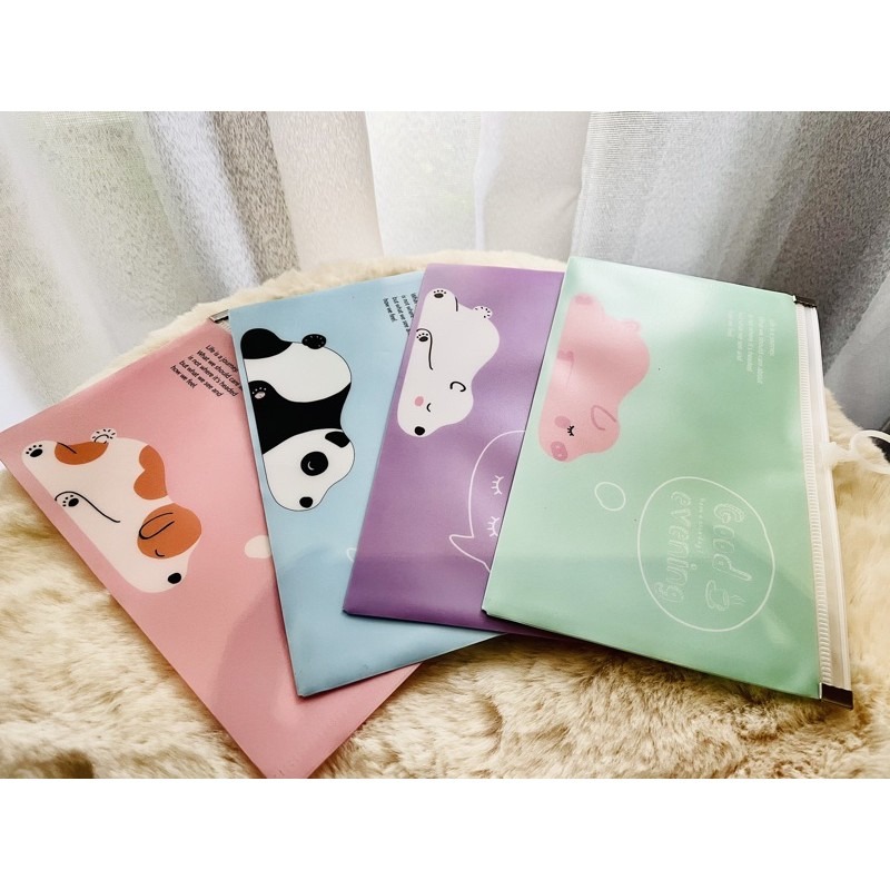 台灣現貨 可愛防水收納袋 夾鏈袋 鈔票收納 文具收納袋 pvc收納袋 口罩收納 萬用收納袋 「有感選物」-規格圖6