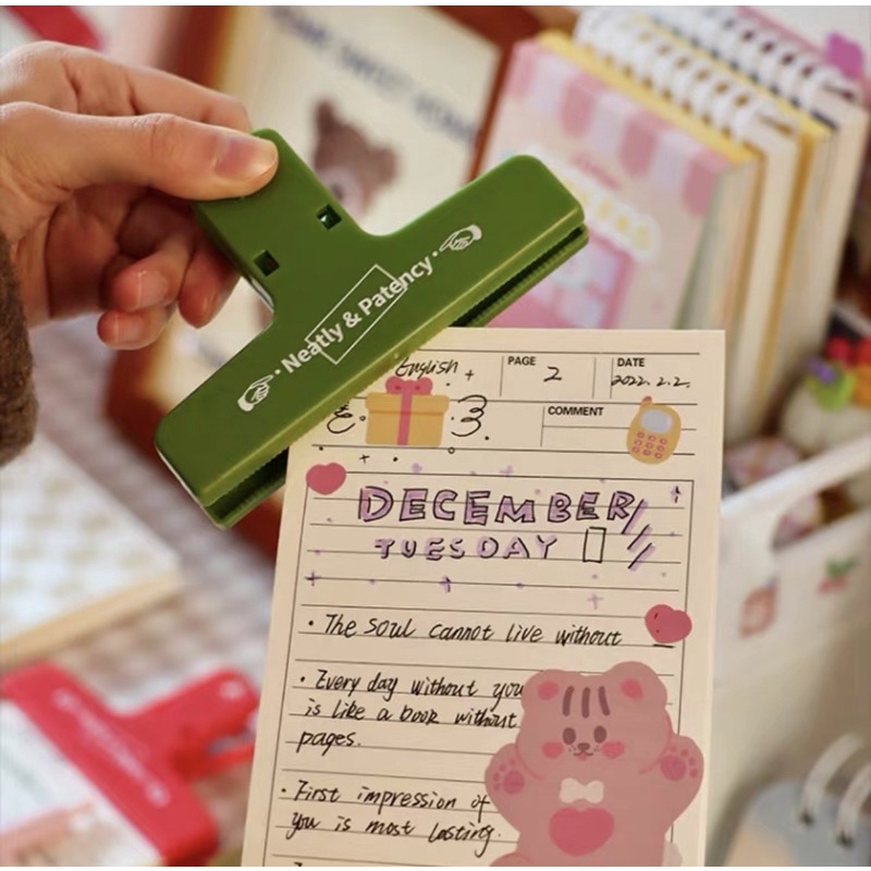台灣現貨❤︎手帳磁鐵票據夾 夾子 長尾夾 零食夾 冰箱夾 辦公室收納 「有感選物」-細節圖8
