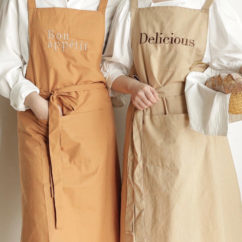 有感選物❤︎台灣現貨 防水防油廚房圍裙 甜點圍裙 工作圍裙-細節圖4