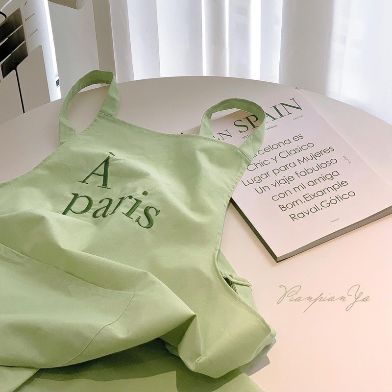 有感選物❤︎台灣現貨 防水防油廚房圍裙 甜點圍裙 工作圍裙-細節圖5