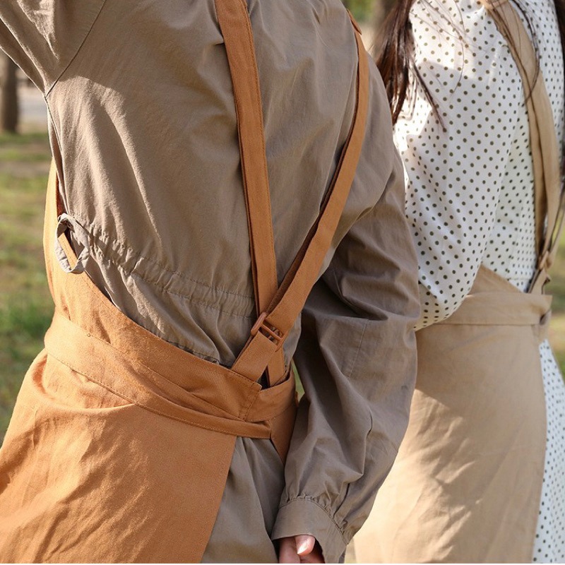 有感選物❤︎台灣現貨 防水防油廚房圍裙 甜點圍裙 工作圍裙-細節圖6