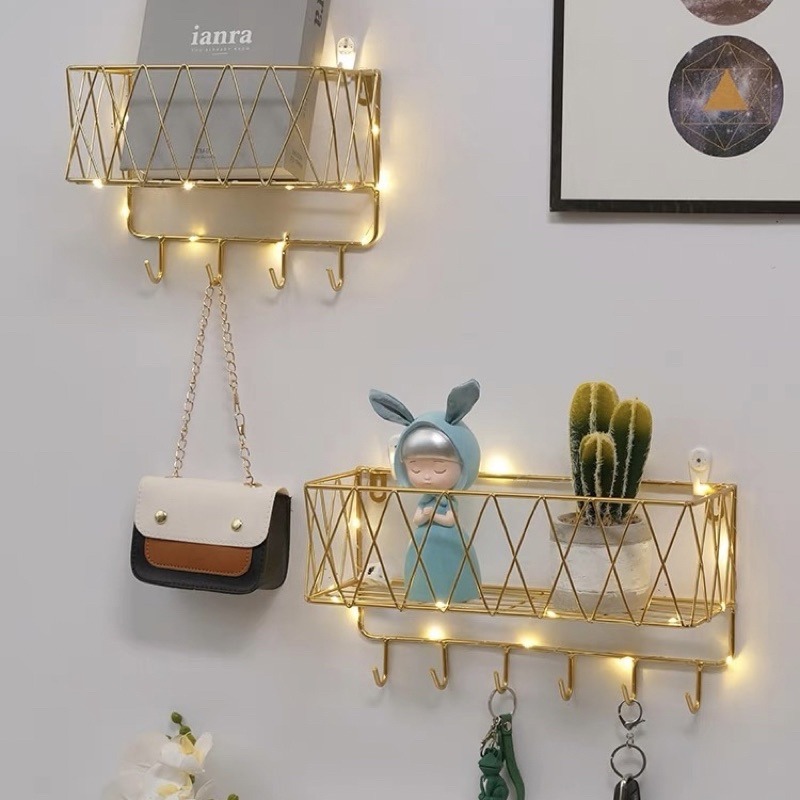 台灣現貨❤︎浴室牆壁層架收納架 掛籃 牆上置物架 收納籃 免打孔收納架「有感選物」-細節圖6