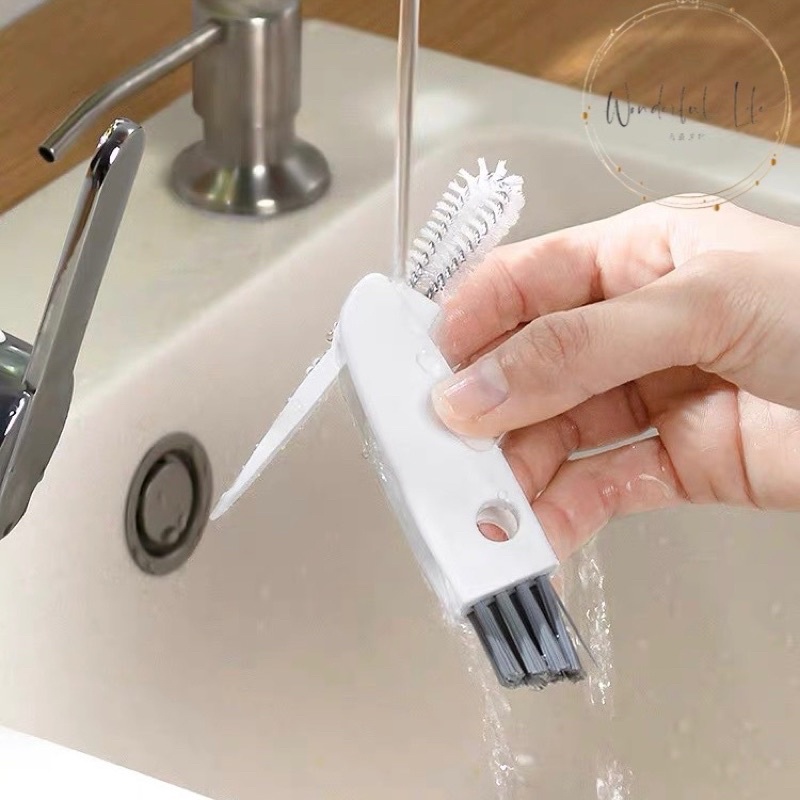 ❤︎台灣現貨❤︎洗杯蓋神器杯蓋刷 奶瓶刷 洗杯刷 廚房清潔「有感選物」-細節圖4