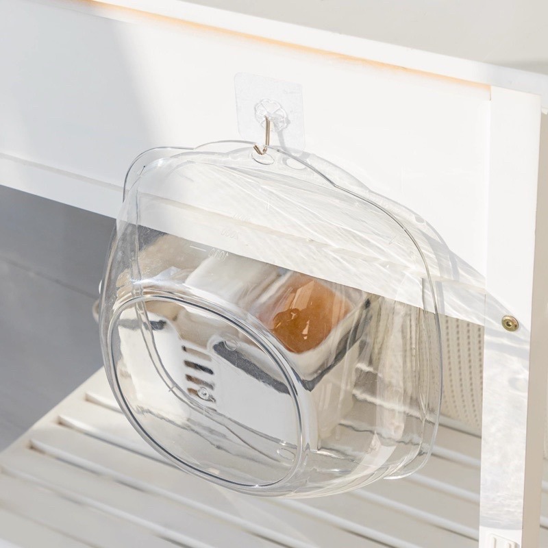 台灣現貨❤︎質感加厚PET透明洗臉盆 可掛式臉盆 洗菜盆 洗腳盆 「有感選物」-細節圖7