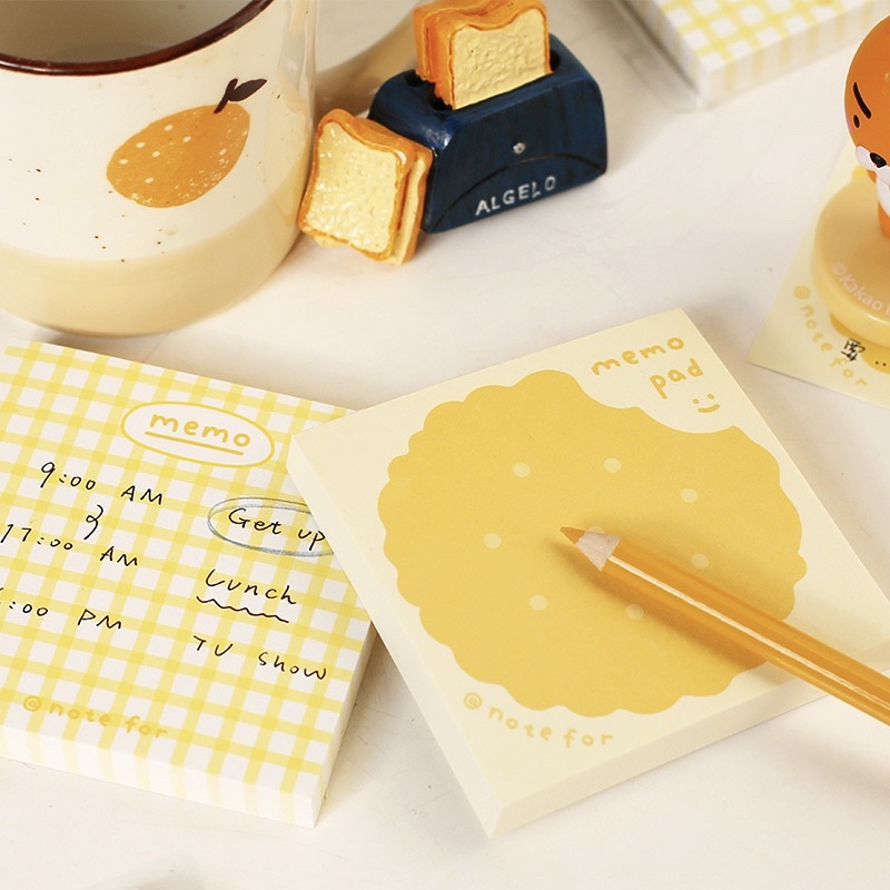 台灣現貨❤︎可愛多功能便條紙 備忘錄 留言記事本 計劃本 手帳素材100張「有感選物」-細節圖3