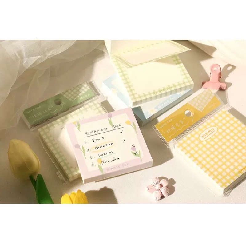 台灣現貨❤︎可愛多功能便條紙 備忘錄 留言記事本 計劃本 手帳素材100張「有感選物」-細節圖5