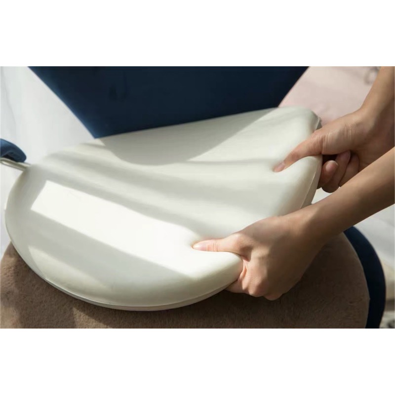 台灣現貨❤︎超柔軟仿兔絨毛記憶棉坐墊 椅墊靠墊 可拆洗坐墊 居家擺設 拍照道具「有感選物」-細節圖8