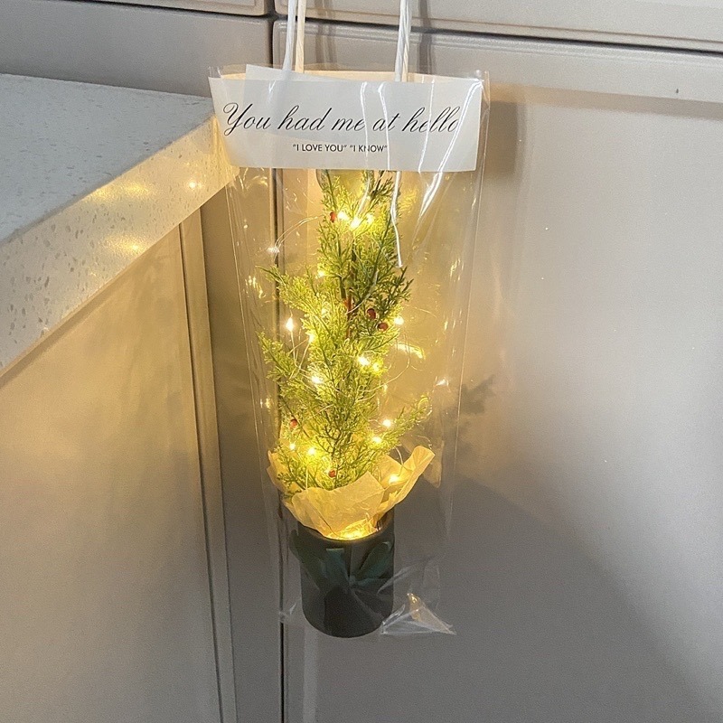 台灣現貨❤︎迷你桌上聖誕樹 小聖誕樹 聖誕節裝飾 聖誕盆栽 聖誕禮物「有感選物」-細節圖3