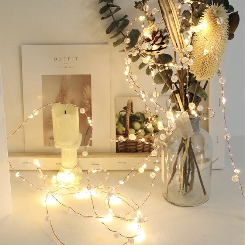 ❤︎台灣現貨❤︎LED造型燈串 串燈 聖誕節燈飾 露營用燈串 星星燈球球燈 聖誕節佈置 婚禮佈置 新年佈置「有感選物」-規格圖9