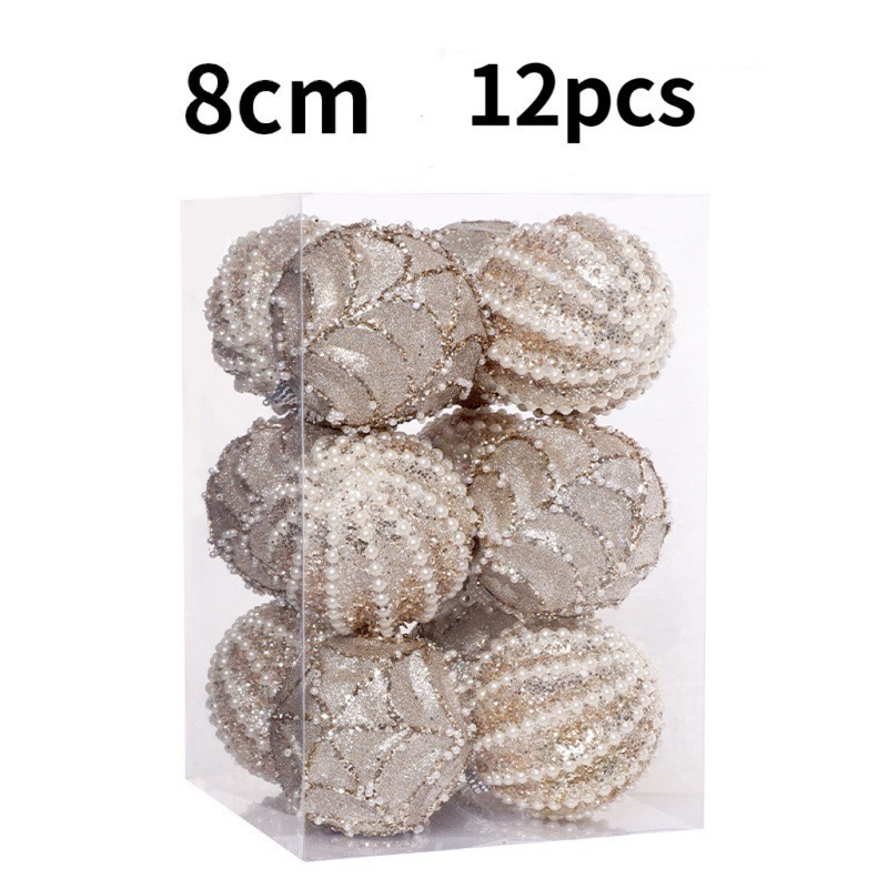 有感選物❤︎台灣現貨 聖誕樹掛飾 聖誕球 聖誕裝飾 聖誕飾品 聖誕掛飾 聖誕佈置-規格圖6