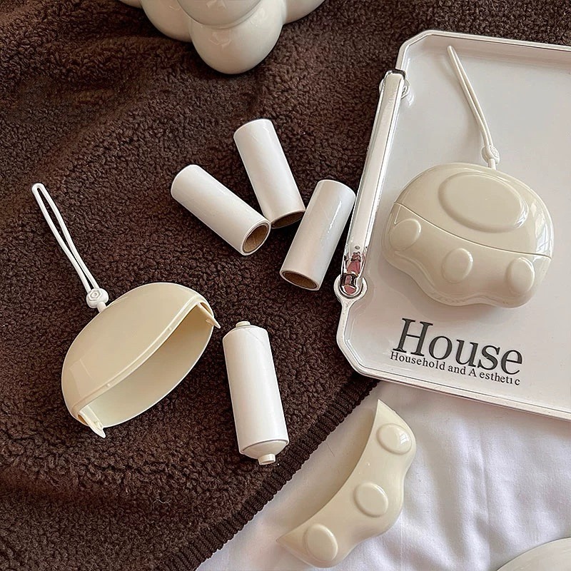 有感選物❤︎台灣現貨 貓爪造型寵物黏毛器 黏毛棒 攜帶型迷你黏毛器-細節圖3