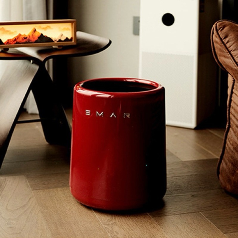 有感選物❤︎台灣現貨 絕美奶油色雙層垃圾桶 客廳垃圾桶 浴室垃圾桶-細節圖5