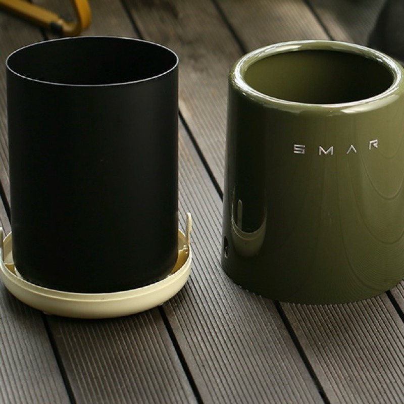 有感選物❤︎台灣現貨 絕美奶油色雙層垃圾桶 客廳垃圾桶 浴室垃圾桶-細節圖8