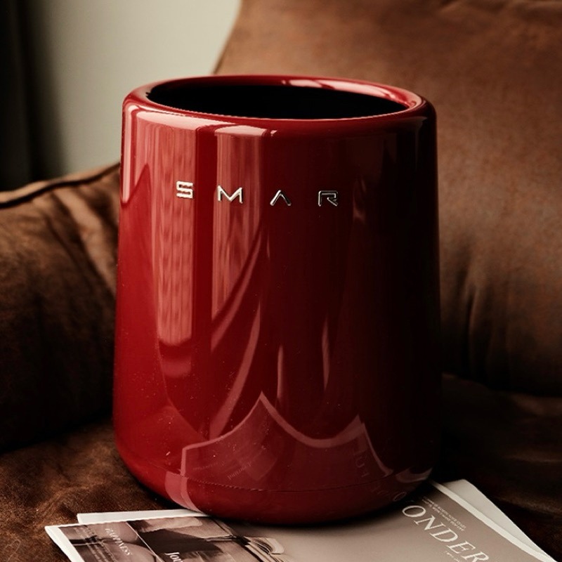 雙層垃圾桶｜復古紅