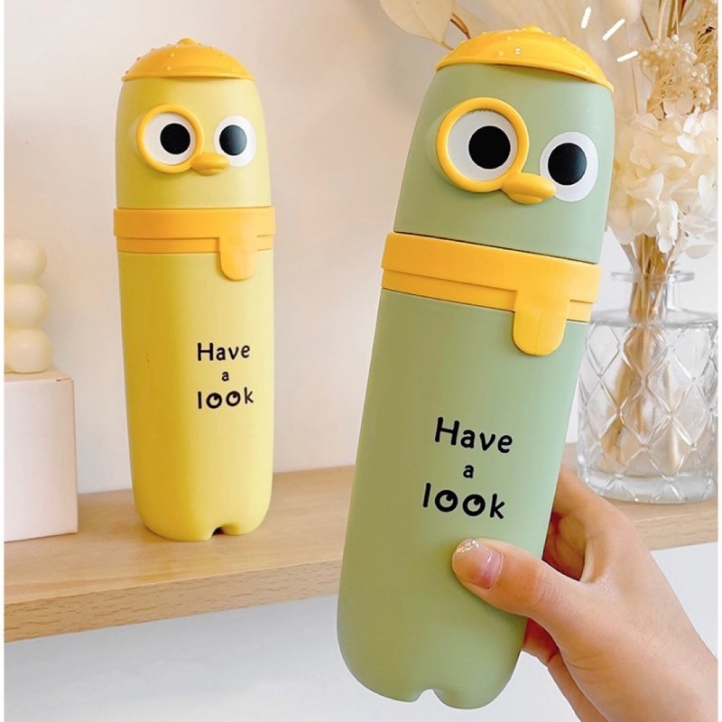 有感選物❤︎台灣現貨 可愛造型攜帶式牙刷收納盒  旅行漱口杯牙刷盒 學生牙刷盒-細節圖5