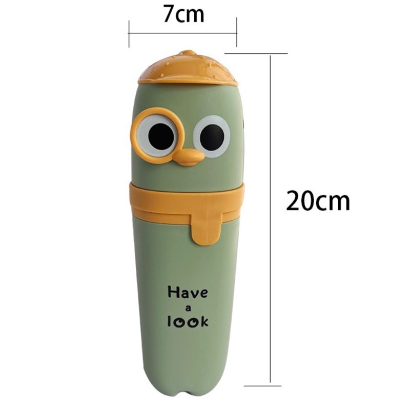 有感選物❤︎台灣現貨 可愛造型攜帶式牙刷收納盒  旅行漱口杯牙刷盒 學生牙刷盒-細節圖6